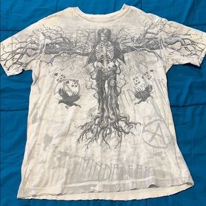 Affliction Criss Angel large size t shirt